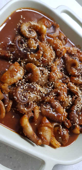맵꾸미 쭈꾸미볶음 450g — 5점을 준 리뷰어가 2019년 8월 올린 사용 사진