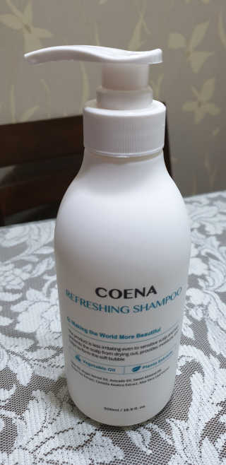 코에나샴푸 500ml — 4점을 준 리뷰어가 2019년 7월 올린 사용 사진