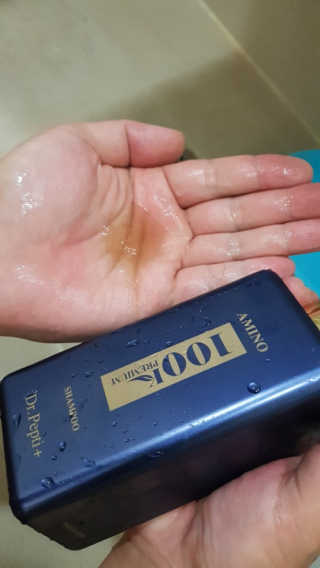 닥터펩티 아미노 100K 프리미엄 샴푸 500g — 3.83점을 준 리뷰어가 2018년 7월 올린 사용 사진