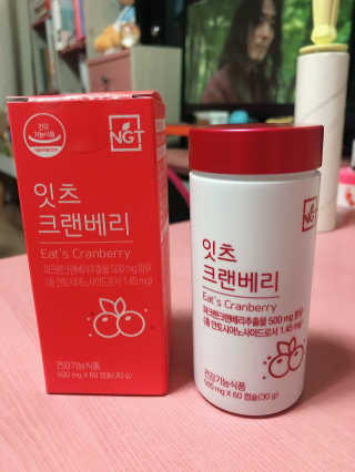 네츄럴굿띵스 잇츠 크랜베리 1병 30일분 — 4점을 준 리뷰어가 2019년 11월 올린 사용 사진