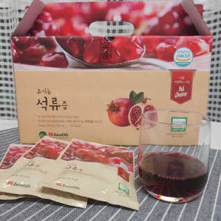 [하이헬스] 정말 진하고 맛있는 유기농 석류즙 30포 — 5점을 준 리뷰어가 2019년 11월 올린 사용 사진