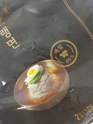 한반도키친 집에서 먹는 정통 평양냉면, 한반도랭면 — 5점을 준 리뷰어가 2019년 7월 올린 사용 사진