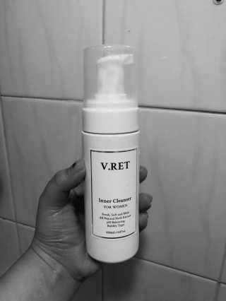 V.RET 브이렛 여성청결제 — 5점을 준 리뷰어가 2018년 7월 올린 사용 사진