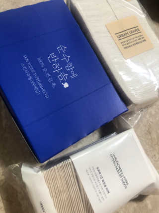 어반리브즈 프리미엄 화장솜 트라이얼 SET — 4점을 준 리뷰어가 2019년 8월 올린 사용 사진