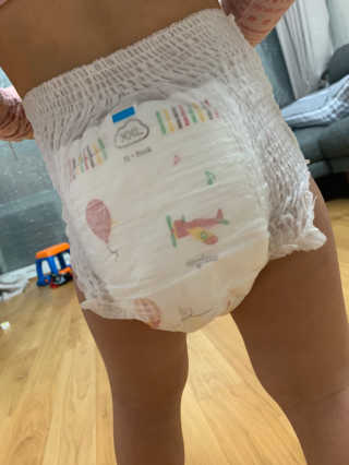 보솜이 액션핏 팬티형 — 4점을 준 리뷰어가 2019년 3월 올린 사용 사진