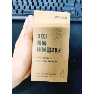 [에코앤드]이지톡톡 버블클리너 1종세척제 — 5점을 준 리뷰어가 2019년 7월 올린 사용 사진