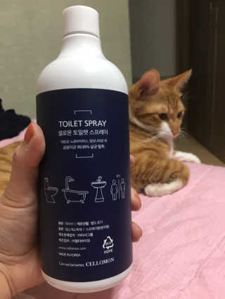 셀로몬 토일렛 스프레이 500ml — 5점을 준 리뷰어가 2018년 5월 올린 사용 사진