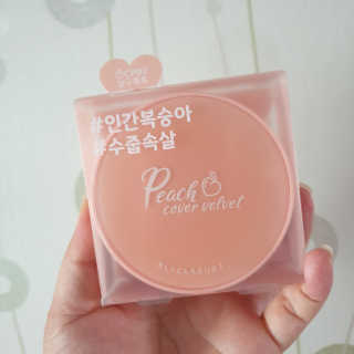 [블랙루즈] 피치 커버 벨벳 쿠션 2종 중 택1 — 5점을 준 리뷰어가 2019년 10월 올린 사용 사진