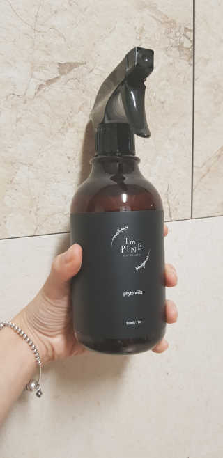 아임파인 편백수원액 피톤치드 스프레이 500ml — 4점을 준 리뷰어가 2018년 12월 올린 사용 사진