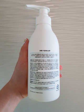 코에나샴푸 500ml — 5점을 준 리뷰어가 2019년 8월 올린 사용 사진