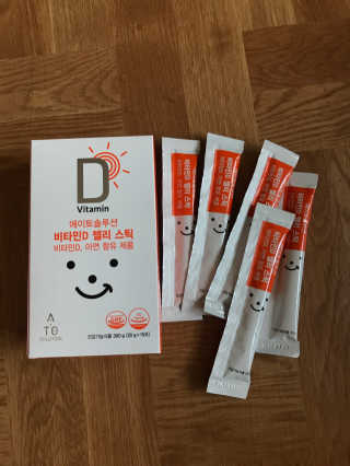 에이토솔루션 비타민D 젤리 스틱 — 5점을 준 리뷰어가 2019년 3월 올린 사용 사진