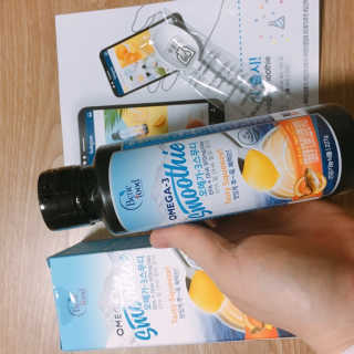 오메가-3스무디 [오메가스무디] 짜먹는 오메가3 DHA 임산부 어린이 — 5점을 준 리뷰어가 2019년 3월 올린 사용 사진