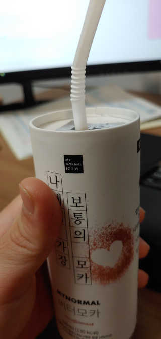 마이노멀 버터모카 디카페인 — 5점을 준 리뷰어가 2019년 12월 올린 사용 사진