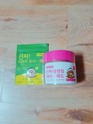 미플레이 진짜 클렌징 워터 패드 — 4점을 준 리뷰어가 2018년 11월 올린 사용 사진