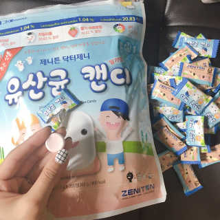 제니튼 닥터제니 유산균 캔디 200정 — 3.5점을 준 리뷰어가 2016년 10월 올린 사용 사진