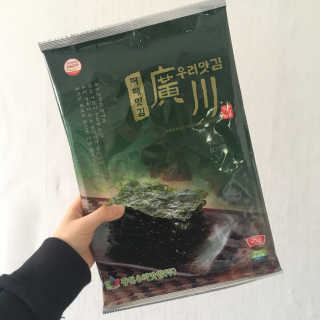 광천우리맛김 파래향 듬뿍, 바삭한 광천우리파래김 6매10봉 — 5점을 준 리뷰어가 2018년 4월 올린 사용 사진