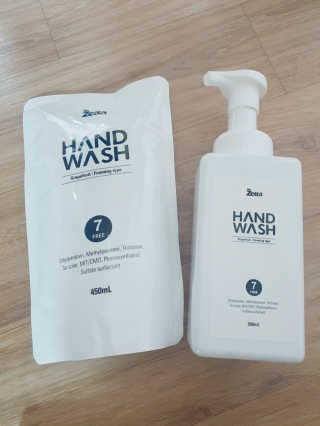 제타포밍 항균 순 핸드워시 자몽향세트 — 5점을 준 리뷰어가 2020년 2월 올린 사용 사진