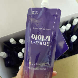 오엔엘 아이가 L-카르니틴 2박스 — 4점을 준 리뷰어가 2019년 4월 올린 사용 사진