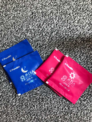 프롬바이오 홍쓰다스 아침,저녁 맞춤형 다이어트식품 14포+14포 — 4점을 준 리뷰어가 2019년 8월 올린 사용 사진