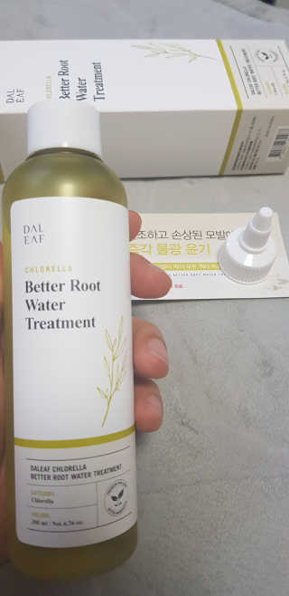 달리프 클로렐라 베러 루트 워터트리트먼트 200ml — 5점을 준 리뷰어가 2020년 3월 올린 사용 사진