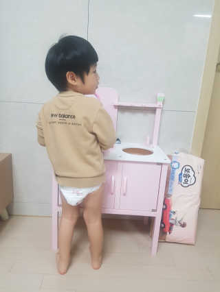 보솜이 액션핏 팬티형 — 5점을 준 리뷰어가 2019년 3월 올린 사용 사진