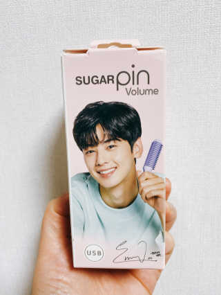 유닉스 USB 충전식 헤어롤 슈가핀 26mm — 4.5점을 준 리뷰어가 2020년 3월 올린 사용 사진