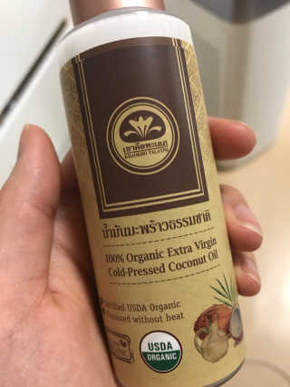 카오코탈라이푸 카오코 오가닉 버진 코코넛오일 100ml／바르는오일 — 5점을 준 리뷰어가 2018년 4월 올린 사용 사진
