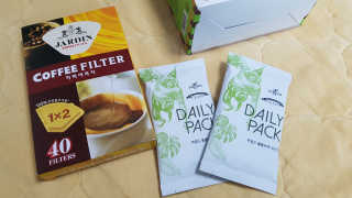 (주)쟈뎅 [쟈뎅] 클래스 신선한 하루 원두+여과지 SET — 5점을 준 리뷰어가 2019년 3월 올린 사용 사진