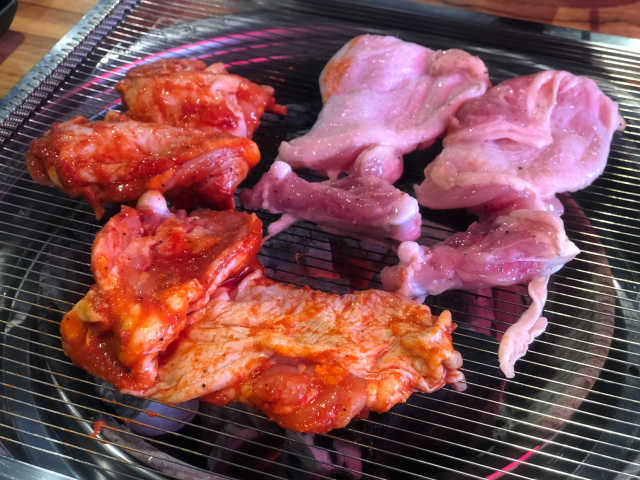 [춘여닭숯불닭갈비] 닭갈비 무한 2인+치즈퐁듀+음료수 리뷰 사진