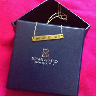 대만 BONNY & READ All You Need Is Love Necklace — 4점을 준 리뷰어가 2016년 9월 올린 사용 사진