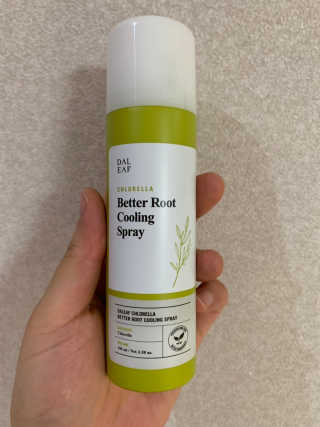 달리프 클로렐라 베러 루트 쿨링 스프레이 100ml — 4.5점을 준 리뷰어가 2019년 5월 올린 사용 사진