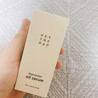 헤이톡 블루 아줄렌 오일세럼 — 4점을 준 리뷰어가 2020년 1월 올린 사용 사진