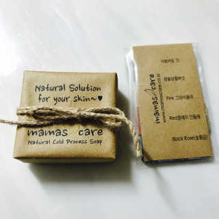 마마스케어 달맞이꽃 아기비누_민감하고 여린 피부 케어 — 4.67점을 준 리뷰어가 2017년 12월 올린 사용 사진