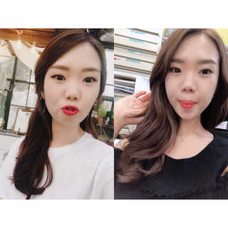 메종드아이디헤어수내 [메종드아이디헤어 분당수내] 염색+ 컷 — 5점을 준 리뷰어가 2018년 8월 올린 사용 사진