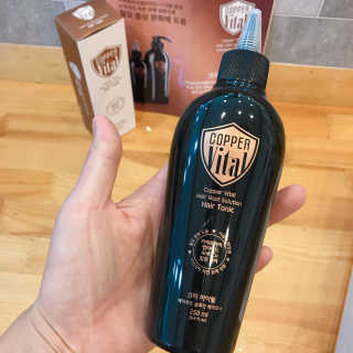 코퍼바이탈 헤어루트 솔루션 헤어토닉 250ml — 5점을 준 리뷰어가 2018년 9월 올린 사용 사진