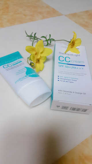 마더메이드 더 아쿠아라이트 CC크림 SPF50+ PA+++ — 5점을 준 리뷰어가 2019년 4월 올린 사용 사진