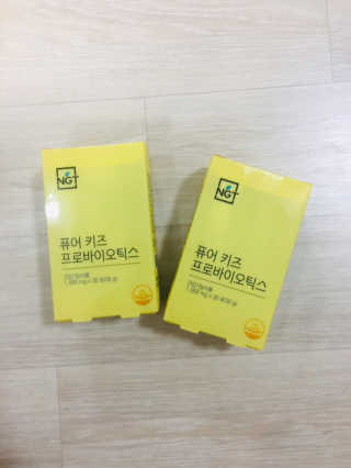 네츄럴굿띵스 퓨어 키즈 프로바이오틱스 60포 — 5점을 준 리뷰어가 2019년 6월 올린 사용 사진