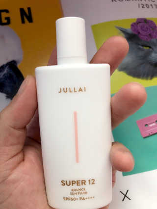 쥴라이Jullai 슈퍼 12 바운스 선 플루이드 SPF50+ PA++++ — 4점을 준 리뷰어가 2019년 7월 올린 사용 사진