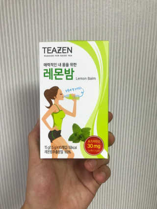 티젠 레몬밤 + 마이보틀 — 1점을 준 리뷰어가 2018년 7월 올린 사용 사진