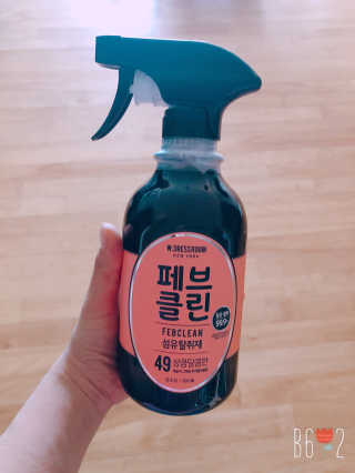 더블유드레스룸 페브클린 500ml — 5점을 준 리뷰어가 2018년 11월 올린 사용 사진