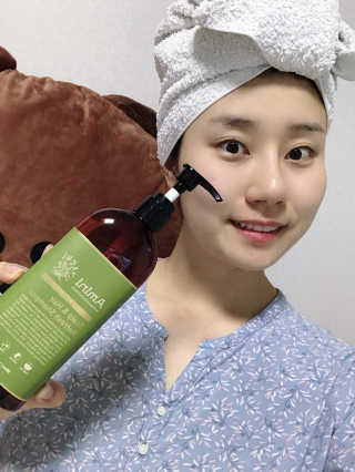 아미니 스칼프헤어리프레쉬샴푸 — 4.5점을 준 리뷰어가 2018년 10월 올린 사용 사진
