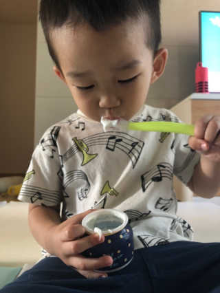 [매일 바이오] 생크림요거트 플레인 12개 + 유자 12개 — 5점을 준 리뷰어가 2019년 7월 올린 사용 사진