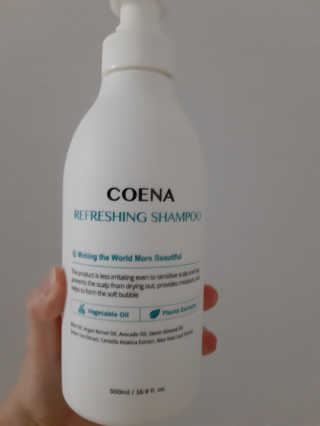 코에나샴푸 500ml — 5점을 준 리뷰어가 2019년 7월 올린 사용 사진