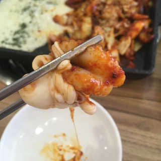 [쭈퐁] 치즈쭈꾸미 2인or삼겹쭈꾸미 2인+볶음밥 — 5점을 준 리뷰어가 2018년 8월 올린 사용 사진
