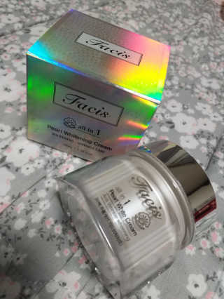 파시스 올인원 진주 화이트닝 크림 100ml — 5점을 준 리뷰어가 2019년 2월 올린 사용 사진