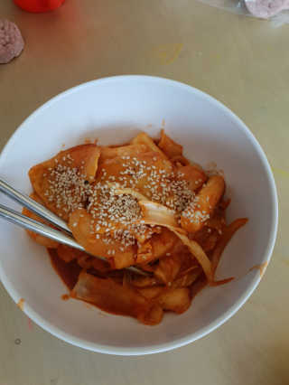 두번째 국떡 국가대표 떡볶이 1팩 + 영미칩 2봉 증정 — 5점을 준 리뷰어가 2019년 2월 올린 사용 사진