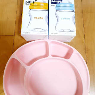 유비맘 신생아젖병 120ml 트리플팩_ 젖꼭지 포함 — 5점을 준 리뷰어가 2020년 3월 올린 사용 사진