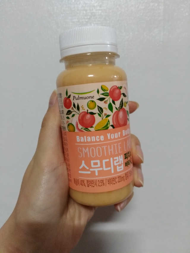 스무디랩 피치&비타 리뷰 사진