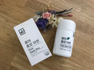 네츄럴굿띵스 퓨어 효모 아연 60일분 — 3.5점을 준 리뷰어가 2018년 8월 올린 사용 사진