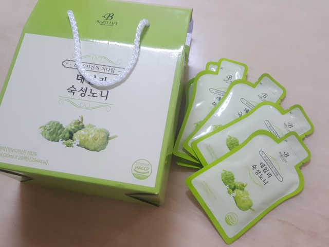 [바로푸드] 데일리 숙성노니원액 30ml x 28팩_1박스 리뷰 사진